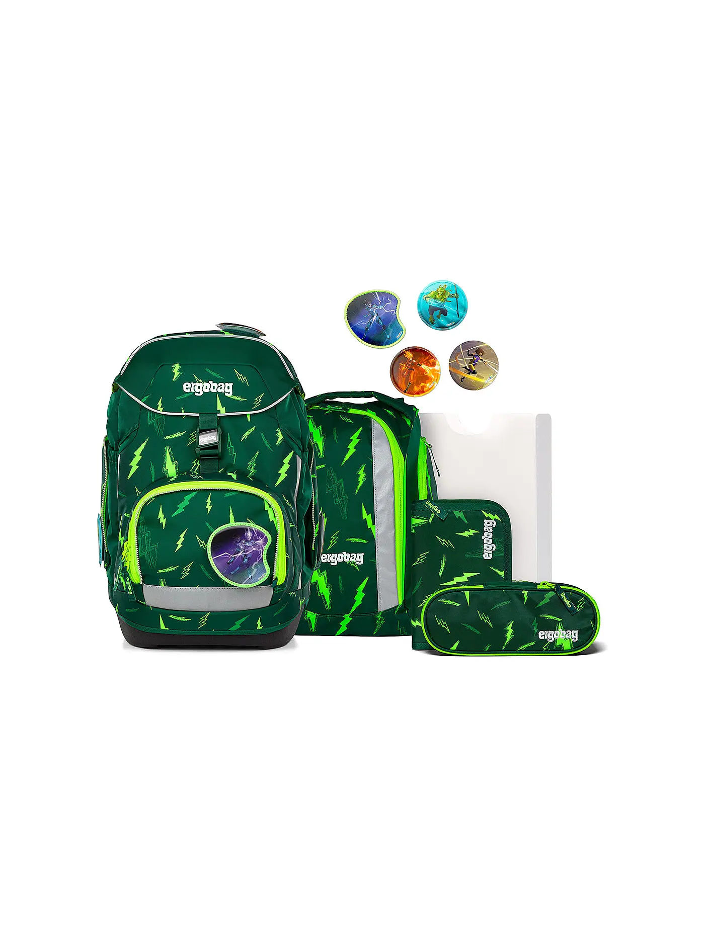 ERGOBAG | Schultaschen Set 6tlg. PACK Bärtastisch | 
